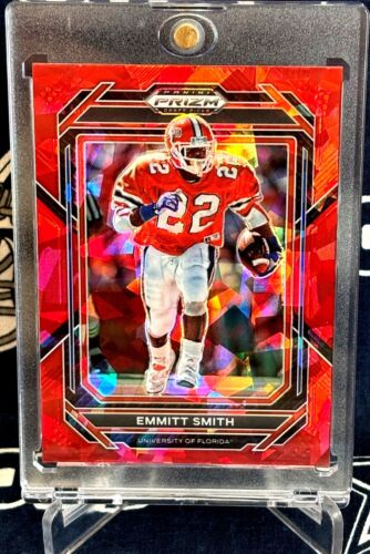 2023 Panini Prizm Draft RED ICE Dallas Cowboys EMMITT SMITH 38 Insert Florida SP - Picture 1 of 9