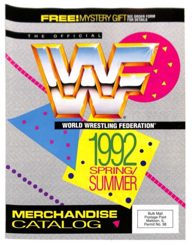 HULK HOGAN WWF Shop Merchandise Catalog Summer 1992 wrestling magazine wwe