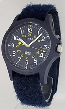 Timex TW2T15300 Project Acadia Men's Analog Blue Plastic Watch Nylon Strap