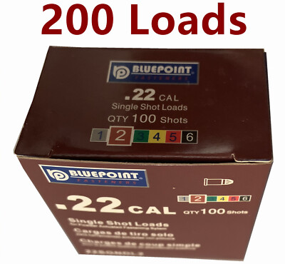 200 Level-2 Brown Loads for PAT Ramset Dewalt Tools/PAT Fastening Fastener Tools