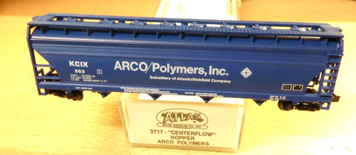 Atlas 3717 Spur N US Güterwagen Centerflow Hopper ARCO PolymersUSA neuwertig,OVP | Zustand: Gebraucht