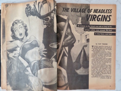 REAL ACTION June 1963 Vol.1 No.1 FIRST ISSUE Pulp Torture Sex Crimes Murder Nazi - Picture 4 of 8