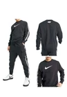 Nike Repeat Mens 3.0 NSW Full Tracksuit Sweat Joggers Casual Bottoms Black S-XL