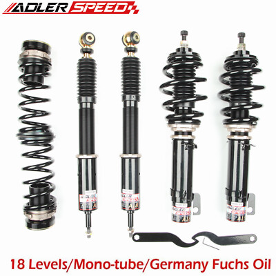 18 Clicks Coilovers Suspension Kit For 99-04 VW Golf Jetta MK4 Adjustable Damper