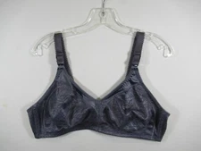 Bali Double Support Spa Closure Comfort-U Bra 42C Gray Wireless 3372