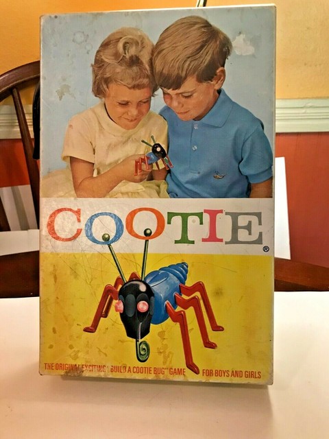 Vintage 1966 Schaper Cootie Bug Game Complete With Box Very Good Condition EBay