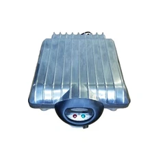 VillaWare Belgian Waffler 2001 Chrome 4 Square Waffle Maker Cleaned Tested Works