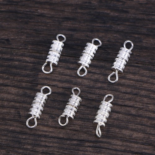20 PCS Copper Turnbuckle Bracelet Rope Locking Clasp Barrel Screw Type Clasps - Picture 6 of 12
