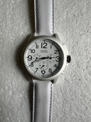 Guess White Band Leather Watch Guess Women main image 4