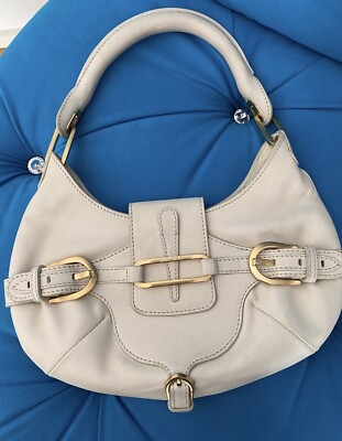 jimmy choo Tasche, Schultertasche, Handtasche, Clutch  In Creme
