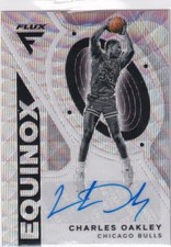 2020-2021 Panini Flux NBA Basketball No. EQ-CHA Charles Oakley Equinox Auto Wave