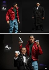 Figura de acción Enterbay 1/6 coleccionable God of Gamblers Andy Lau Chow Yun fat