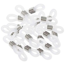 40 Pieces Eyeglass Chain Ends Adjustable Rubber Spectacle End Connectors for ...