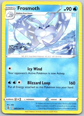 Frosmoth 085/264 Uncommon Fusion Strike Pokemon Near Mint