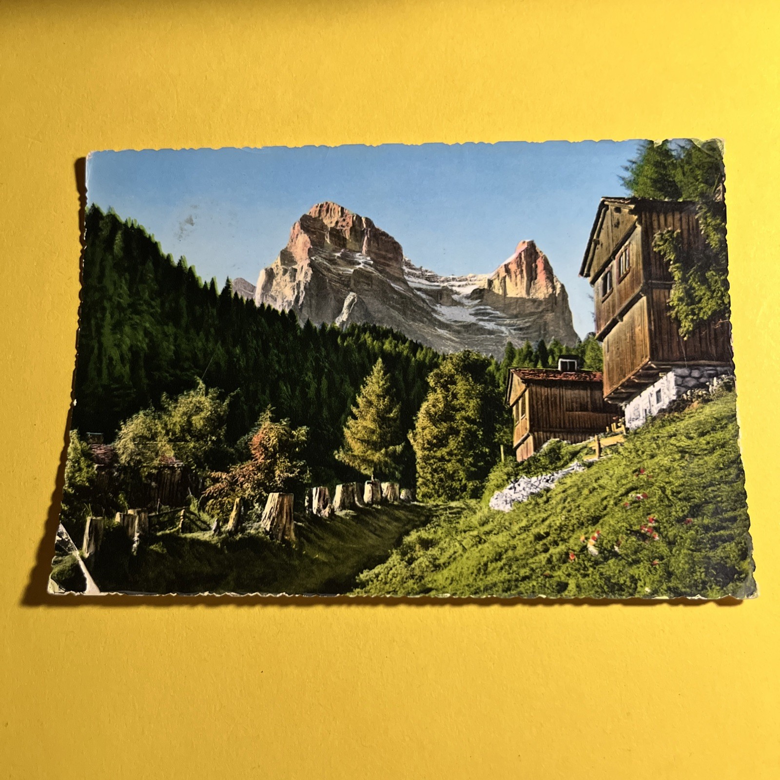 VAL ZOLDANA IL PELMO - CARTOLINA VIAGGIATA - COLLEZIONE - CARTE POSTALE