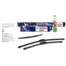 BOSCH AEROTWIN SCHEIBENWISCHER +HECKWISCHER +SCHEIBEN-REINIGER FÜR BMW 3-ER E46