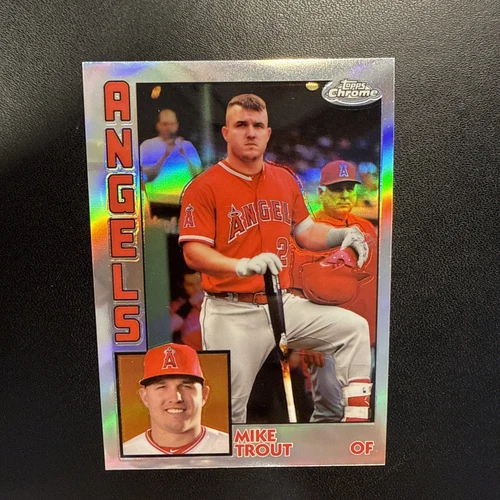 2019 Topps Chrome - 1984 Topps Mike Trout #84TC-17 Refractor