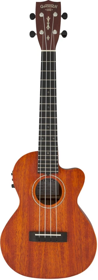Gretsch G9121 A.C.E. Tenor Acoustic-Electric Ukulele Honey Mahogany Stain with G - Image 2 of 4