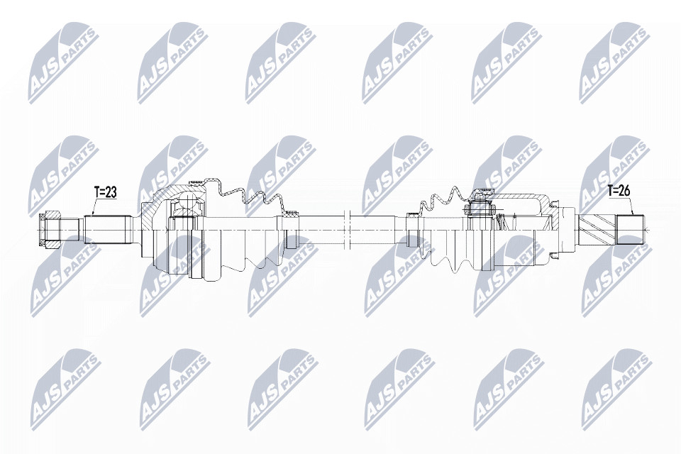 Fits NTY NPW-RE-138 DRIVESHAFT - Image 5