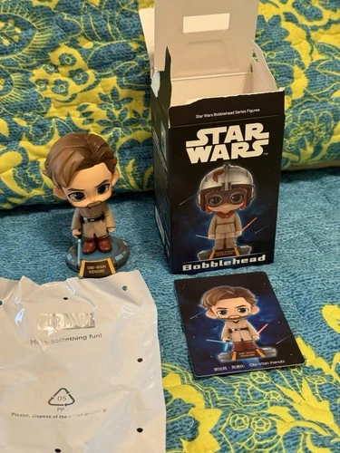 Star Wars Bobblehead Series “OBI-WAN KENOBI” Figure Pop Mart W/Stand+Box
