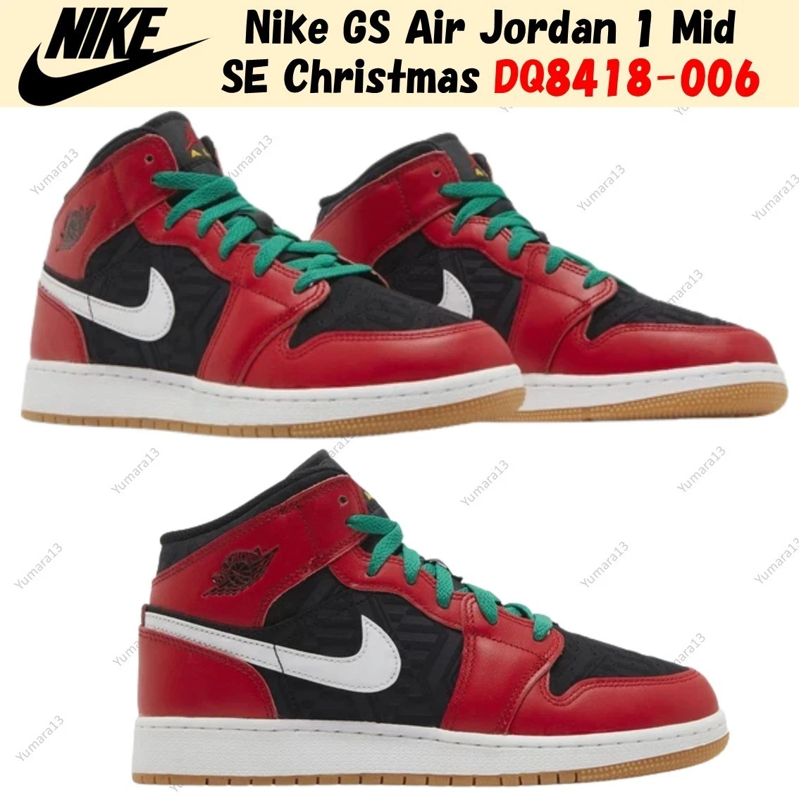 Preços baixos em Jordan 1 SE Mid Christmas | eBay