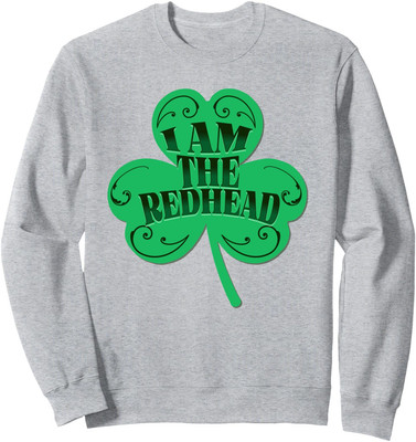 I Am The Redhead Dibs on The Redhead St Patricks Unisex Crewneck Sweatshirt