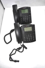 Lot of 2 Polycom VVX 311 Gigabit IP Phones USED Desktop Use Business Media Phone