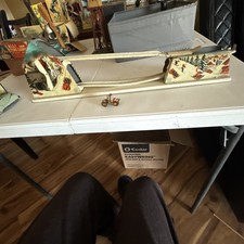 tin wind up Sledding Made In France By RCP Toys Working Great.