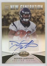 2013 Certified Mirror Gold Signatures 24/25 Dennis Johnson #257 Auto 0aa