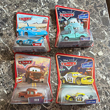 Disney Pixar Cars Diecast Vehicles Lot of 4 The King Mater Fred Leak Less Sealed