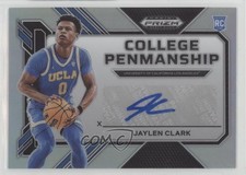 2023 Panini Prizm Draft Picks College Penmanship Silver Jaylen Clark Auto 06rp