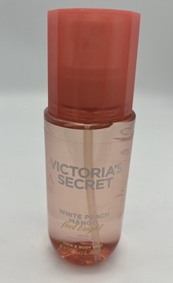 Victoria's Secret White Peach Mango Feel Bright Hair & Body Mist 8 fl oz NEW