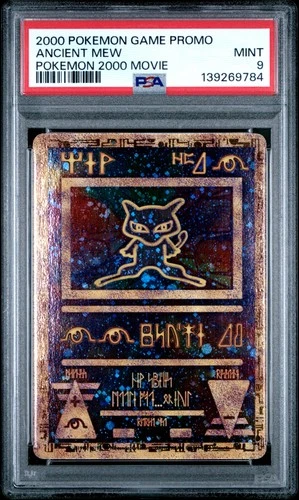 2000 Ancient Mew Pokemon 2000 Movie Game Movie Pokemon PSA 9