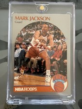1990-91 NBA Hoops Mark Jackson #205 New York Knicks Basketball Trading Card