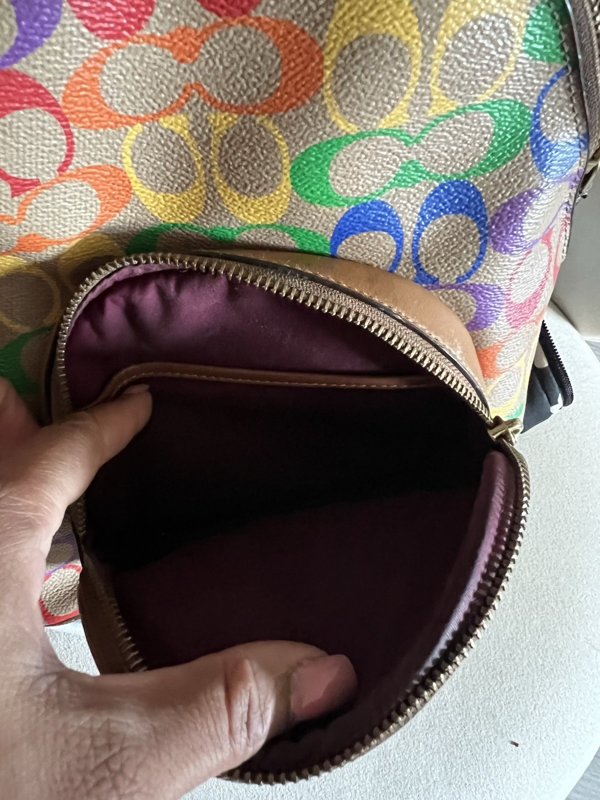 Coach Backpack - image 2