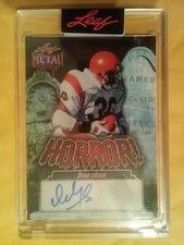 2025 Leaf Metal READ Ickey Woods Auto FACTORY ENCASED Horror Autograph TRUE #1/1