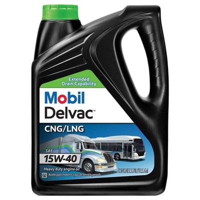 MOBIL 125398 MOBIL DELVAC CNG/LNG 15W-40, 1 Gallon 805Y36