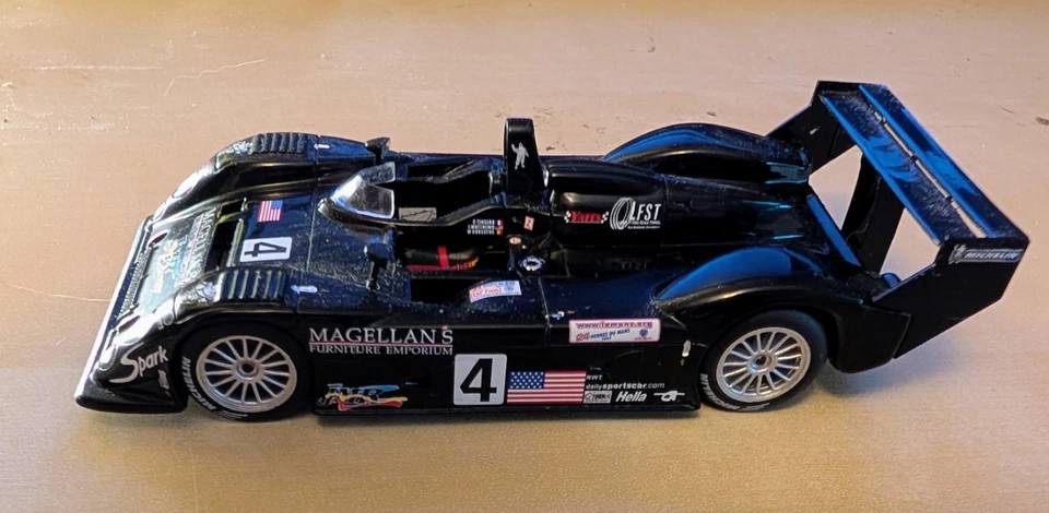 1:43 LeMans 2003 Audi R8 and 1:43 2003 Riley & Scott MK III.  - Image 4 of 4