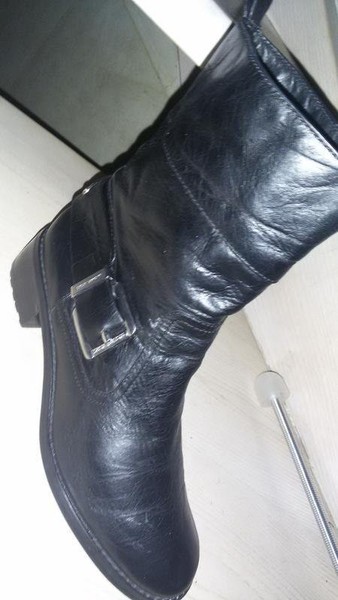 Women Michael Kors Boots Black Leather 39