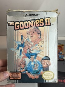 The Goonies II 2 1987 NES Nintendo Entertainment System w Box No Manual Untested