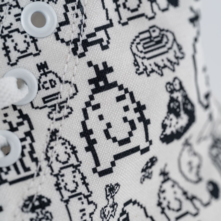 MOTHER2 Converse ALL STAR HI/MT US size 8.5 27.0cm white for men fashion shoes thumbnail 4