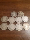 barber quarter dollar silver US coin collection lot of 10