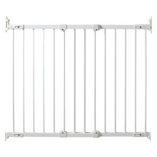 KidCo Angle Mount Safeway Stair Top Quick Release Baby Gate, 42.5x30.5 In (Used)