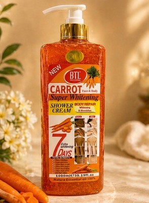 BTL  Carrot Super whitening shower cream 1000ml