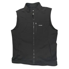 NEW Truewerk S3 Solution Vest Men's LARGE Black Fleece Lined Soft Shell Workwear