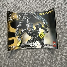 LEGO BIONICLE: Skrall (7136) - 100% Complete W/ Canister Manual Gold Piece