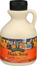 Coombs Family Farms Organic Maple Syrup, Grade A Amber, Rich Taste, 16oz