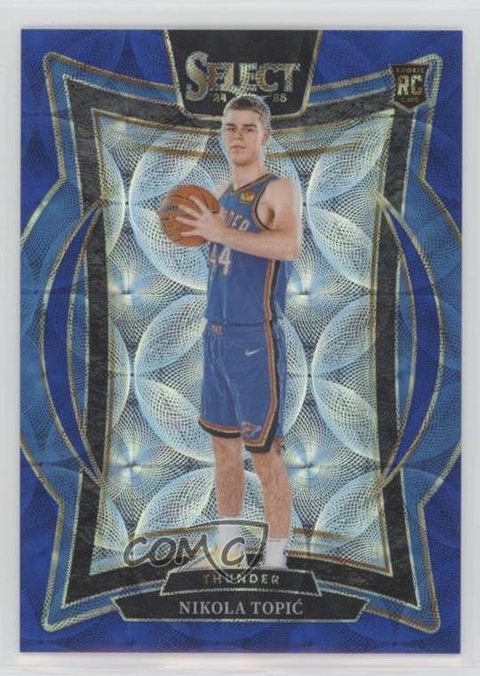 2024-25 Panini Select Concourse Blue Scope Prizm 160/249 Nikola Topic #89 1lq5