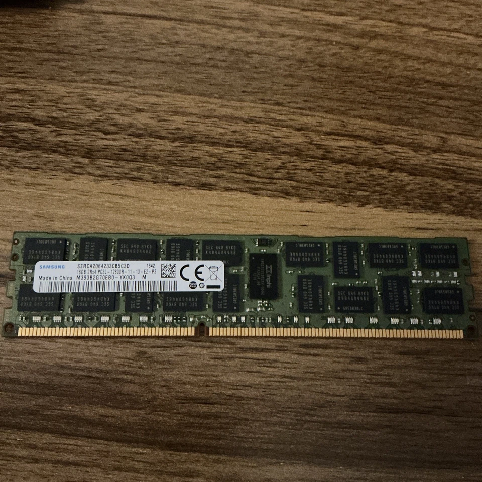 SAMSUNG 16GB 2Rx4 PC3L-12800R DDR3 Registered Server-RAM Modul R-DIMM REG ECC