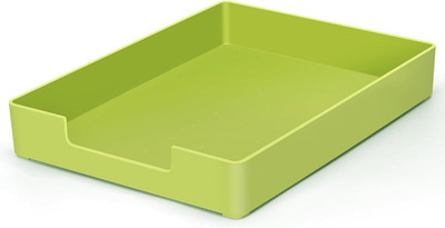 Letter-Size Tray, Desk Drawer Organizer for A4 Paper, Green